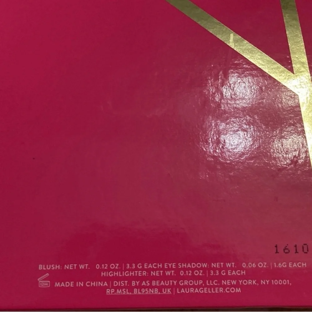 NEW Laura Geller Cocktail Hour Eyeshadow Blush Mirror Palette - unused unsampled